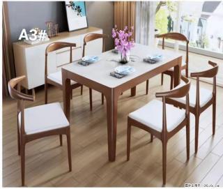 T08高级长方桌，胡桃色  1.35米带炉一桌四椅650元，现货11套。 - 驻马店28生活网 zmd.28life.com